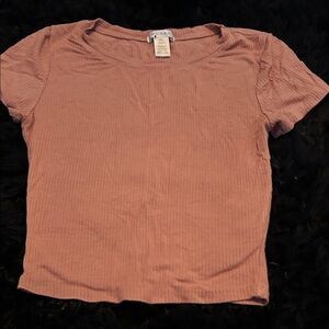 Bozzolo Dusty Pink Short Sleeve Top